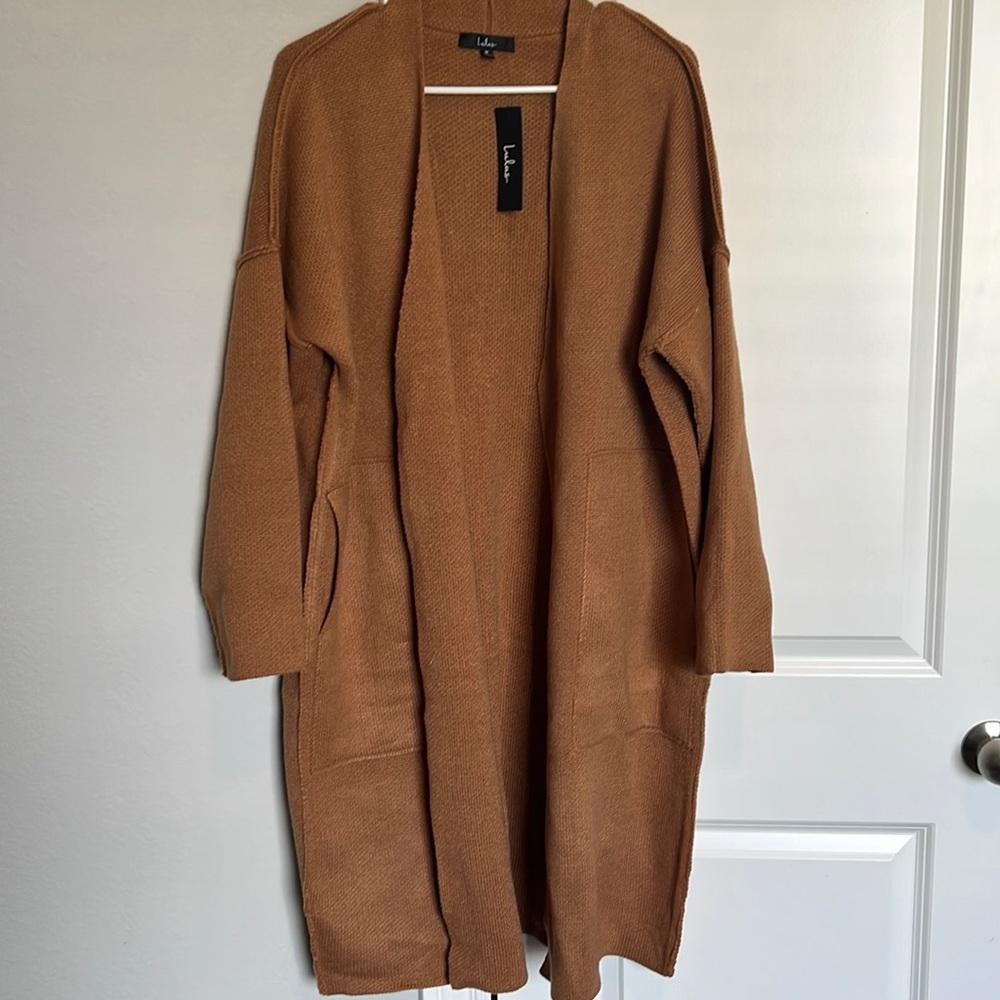 Brand new oversized sweater jacket